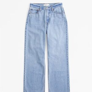 Abercrombie Curve Love High Rise Loose Jeans